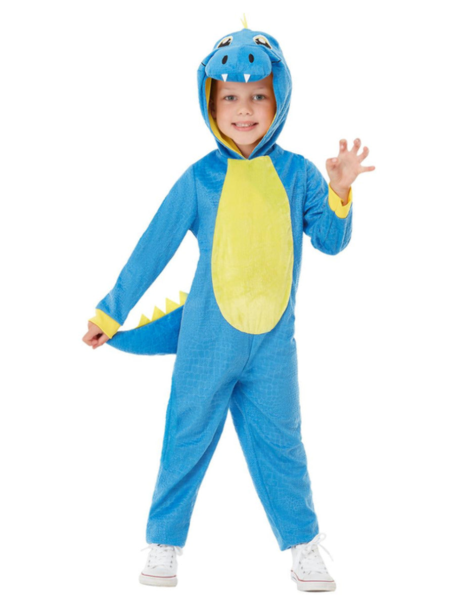 Toddler Dinosaur Costume, Blue - 5