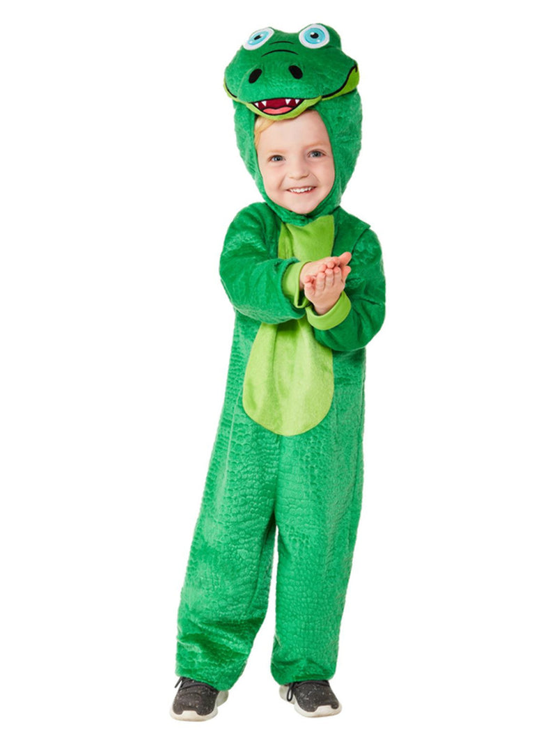 Toddler Crocodile Costume, Green - 5