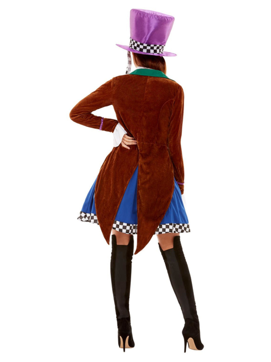 Miss Hatter Costume, Multi-Coloured - 3