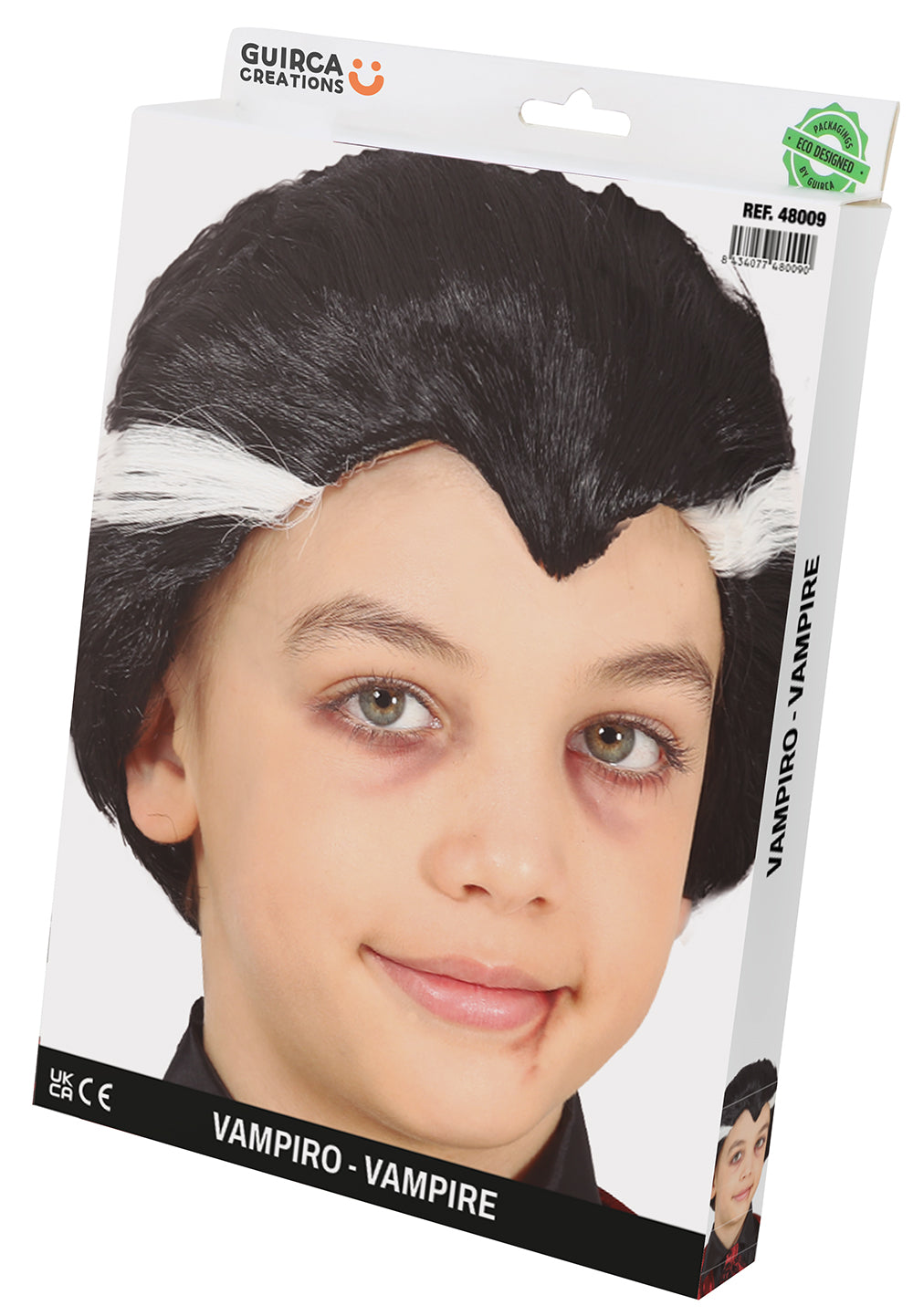 DRACULA WIG FOR CHILDREN IN BOX