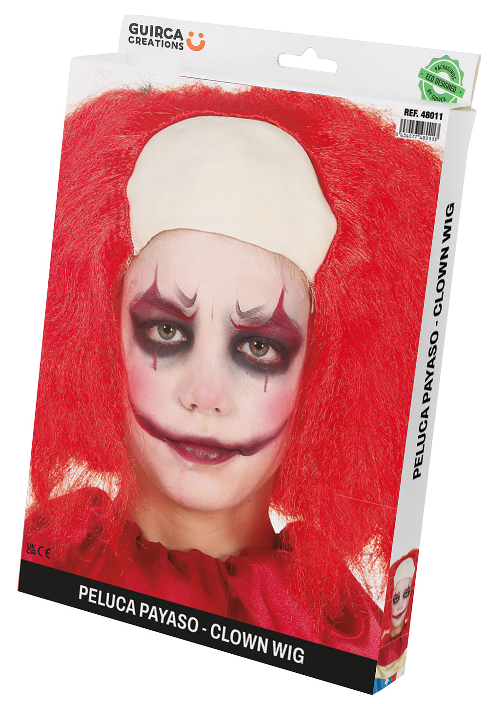 BALD CLOWN WIG FOR CHILDREN IN BOX