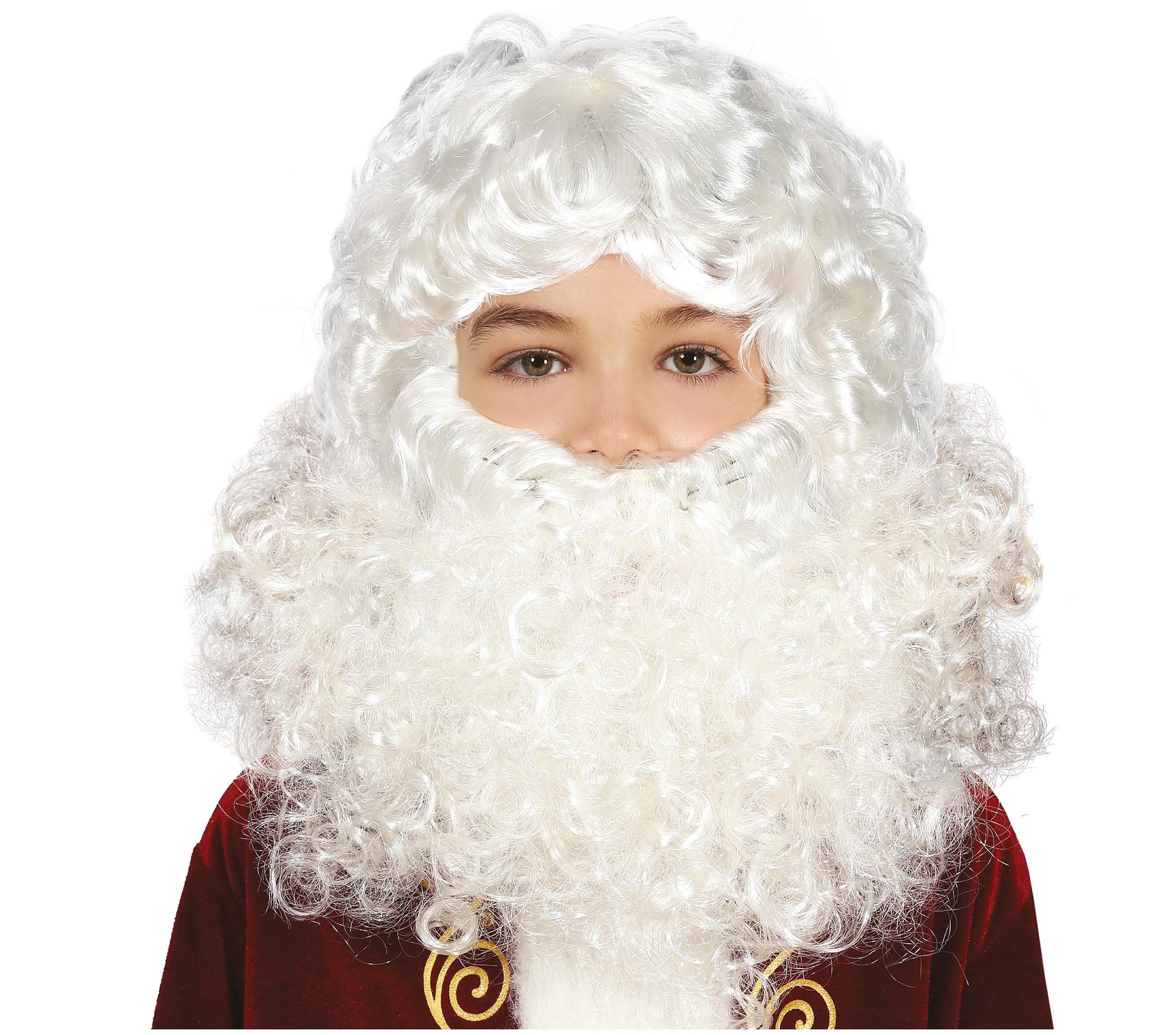 SANTA CLAUS CHILDREN'S WIG AND BEARD IN BOX