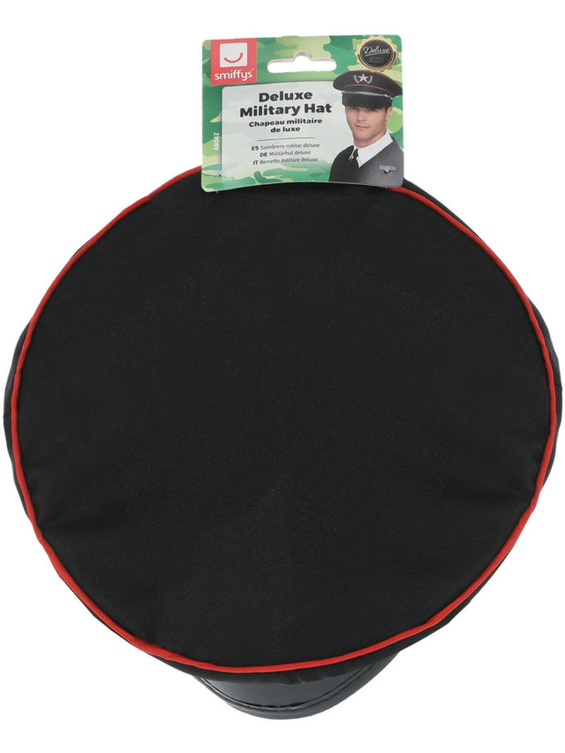 Deluxe Military Hat, Black - 3