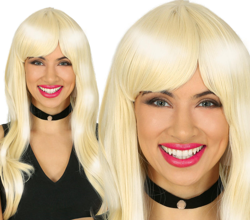 80'S BLONDE HAIR WIG, PVC BOX