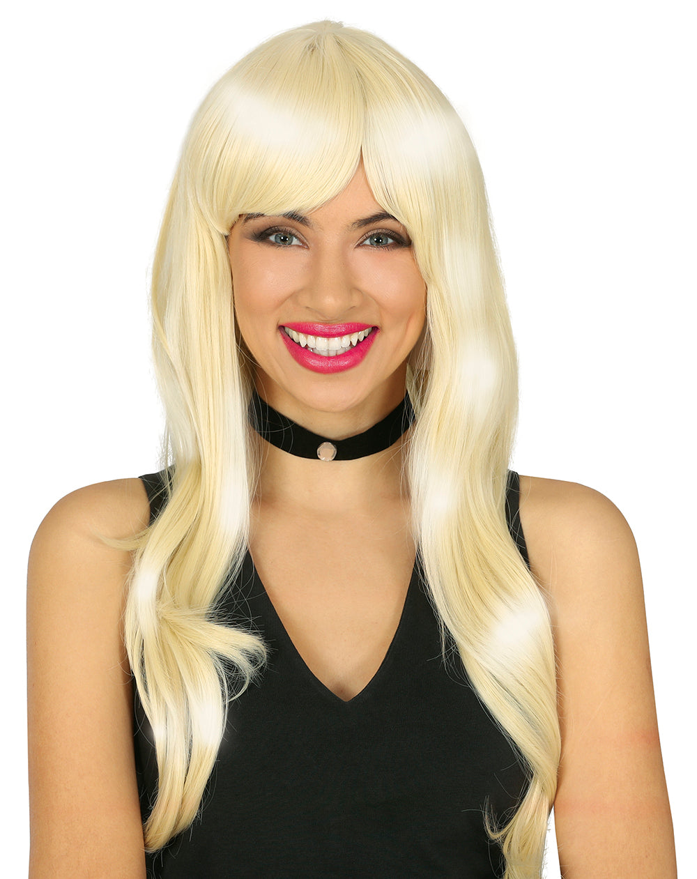 80'S BLONDE HAIR WIG, PVC BOX