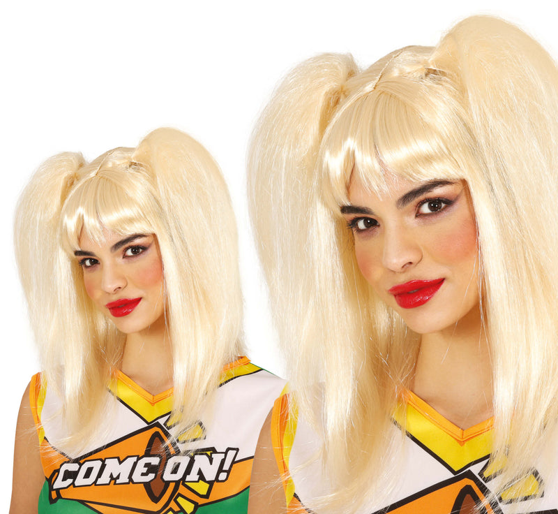 BLOND WIG WITH BRAIDS (BOX PACKAGING), ADULTS