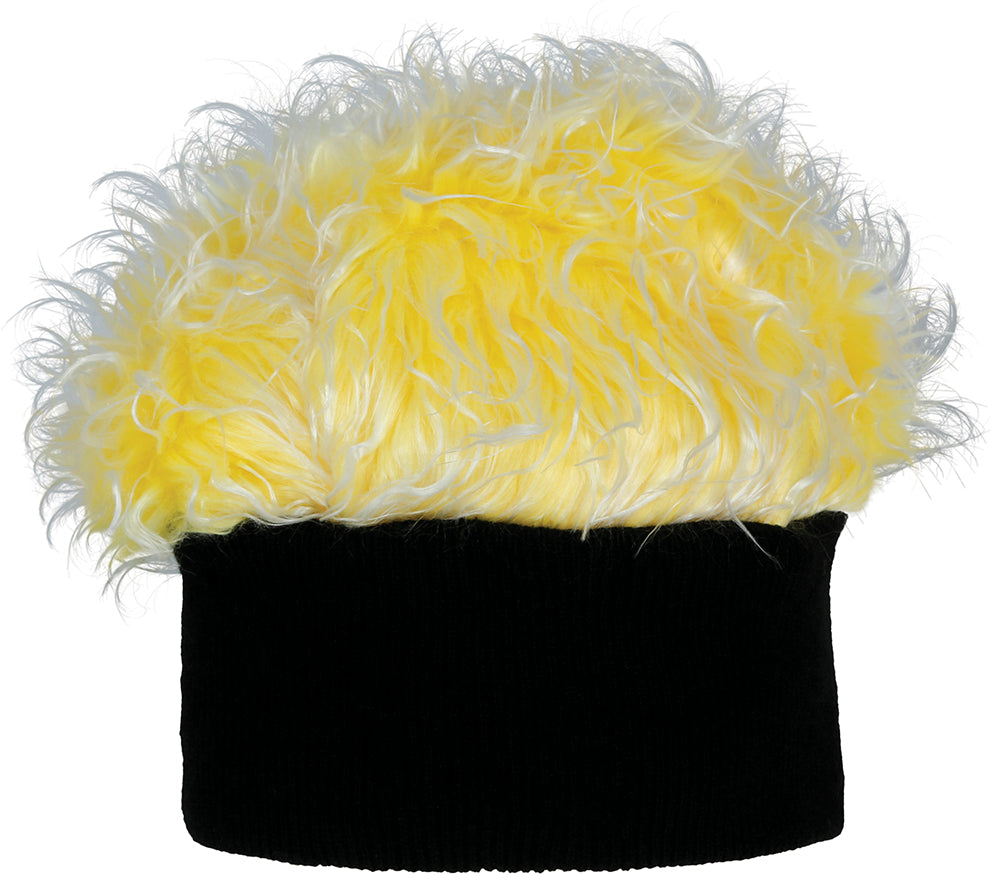 BLONDE WIG WITH RIBBON, ADULT