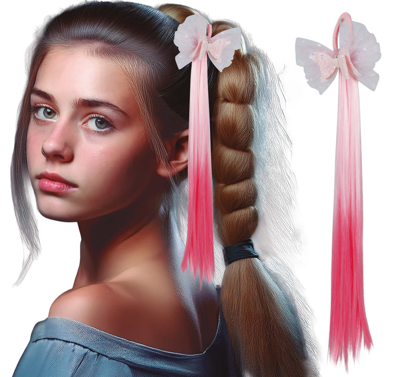 PINK WAVE WITH BOW 40 CMS