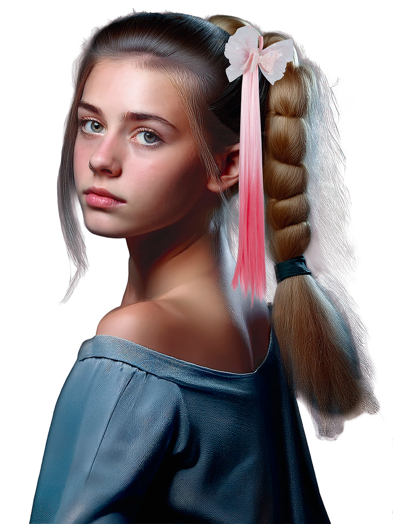 PINK WAVE WITH BOW 40 CMS