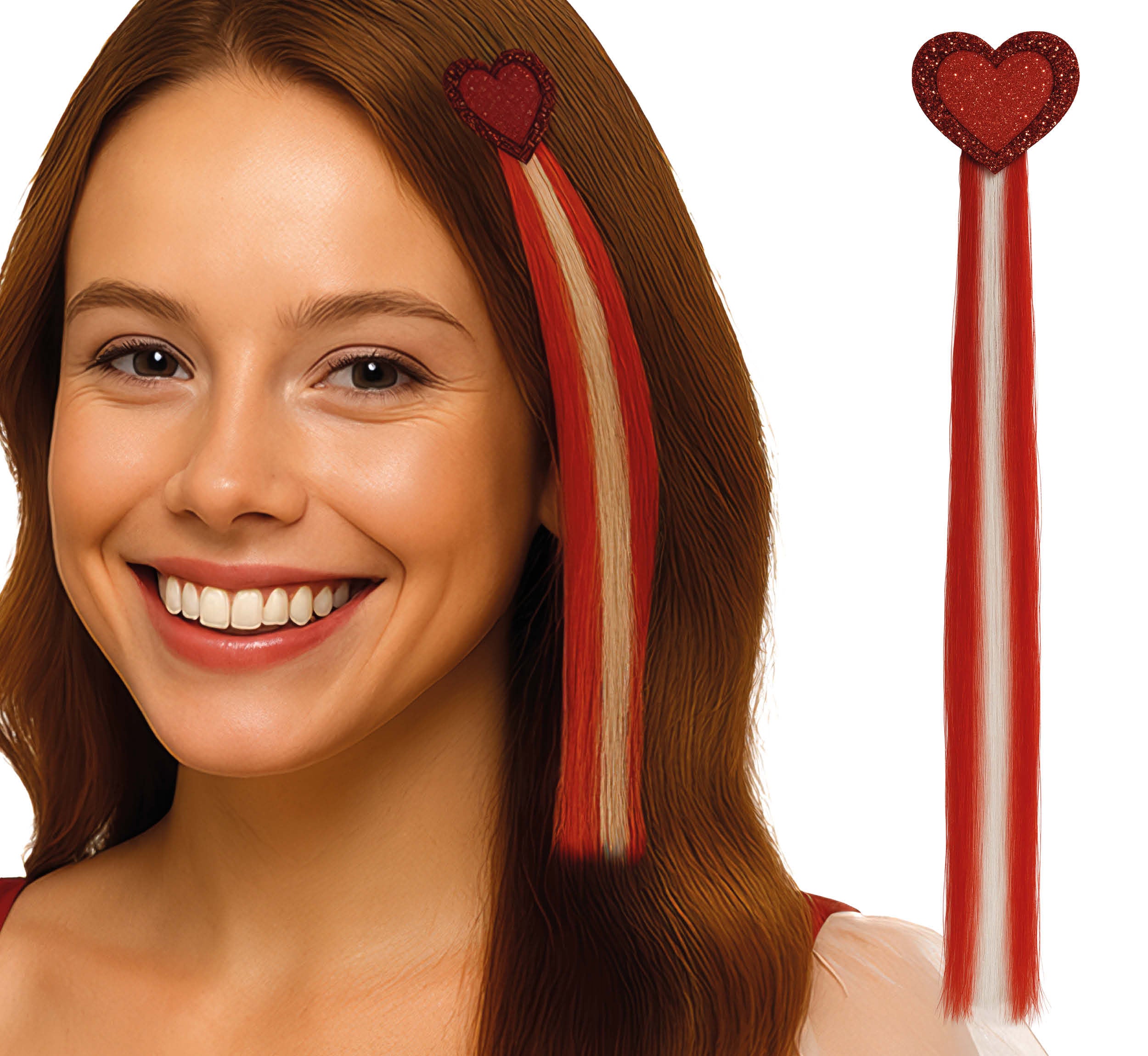 HEART WIG 40 CM