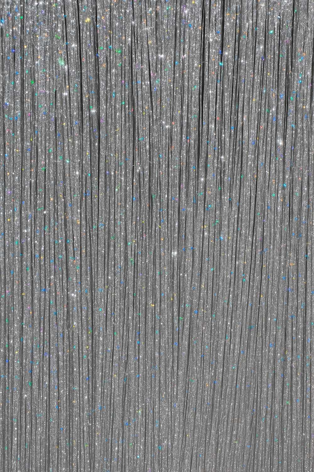 3 TINSEL HAIR EXTENSIONS 50 CM