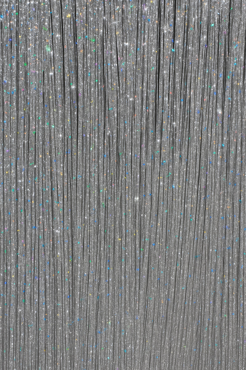 3 TINSEL HAIR EXTENSIONS 50 CM