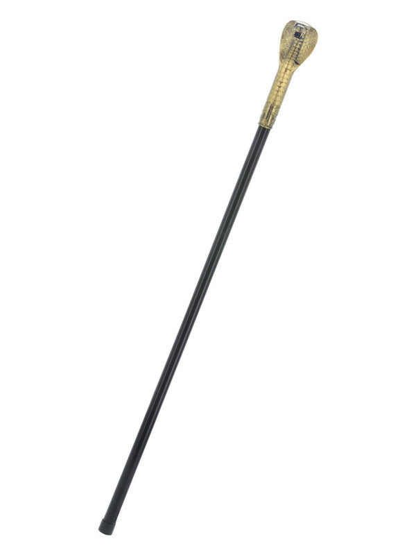 Voodoo Walking Stick Cane, with Snake Head - 2