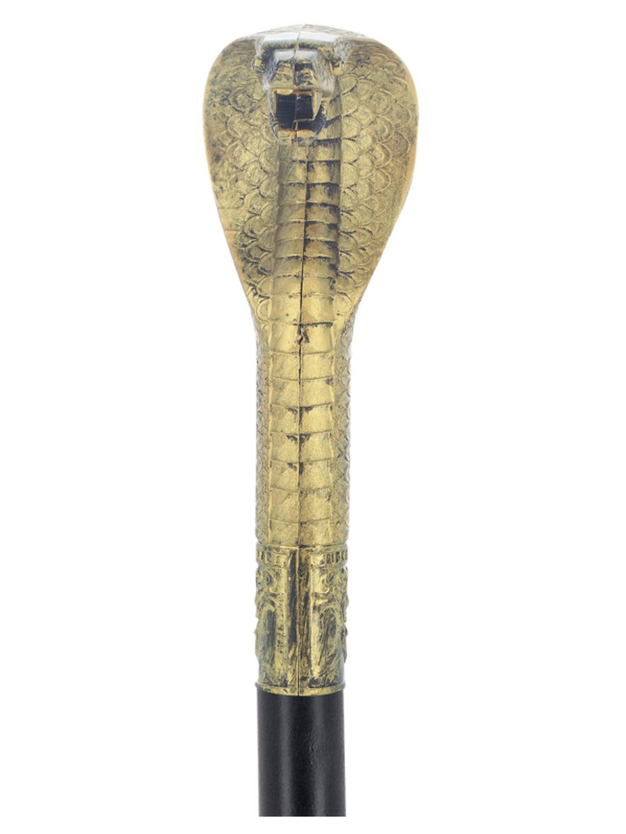 Voodoo Walking Stick Cane, with Snake Head - 3