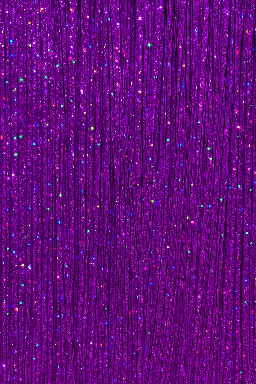 3 TINSEL HAIR EXTENSIONS 50 CM