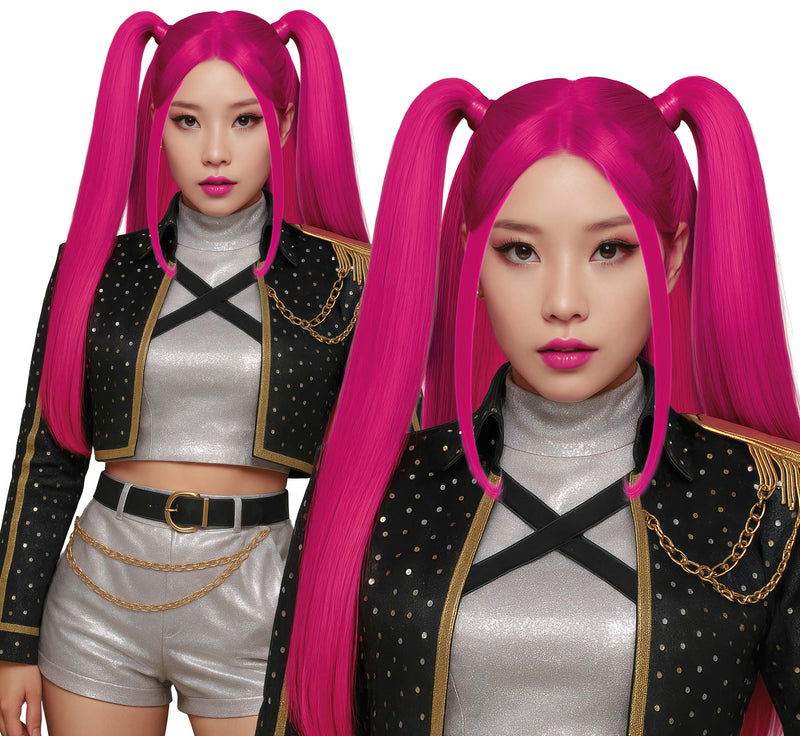 WIG K POP PINK CHARM