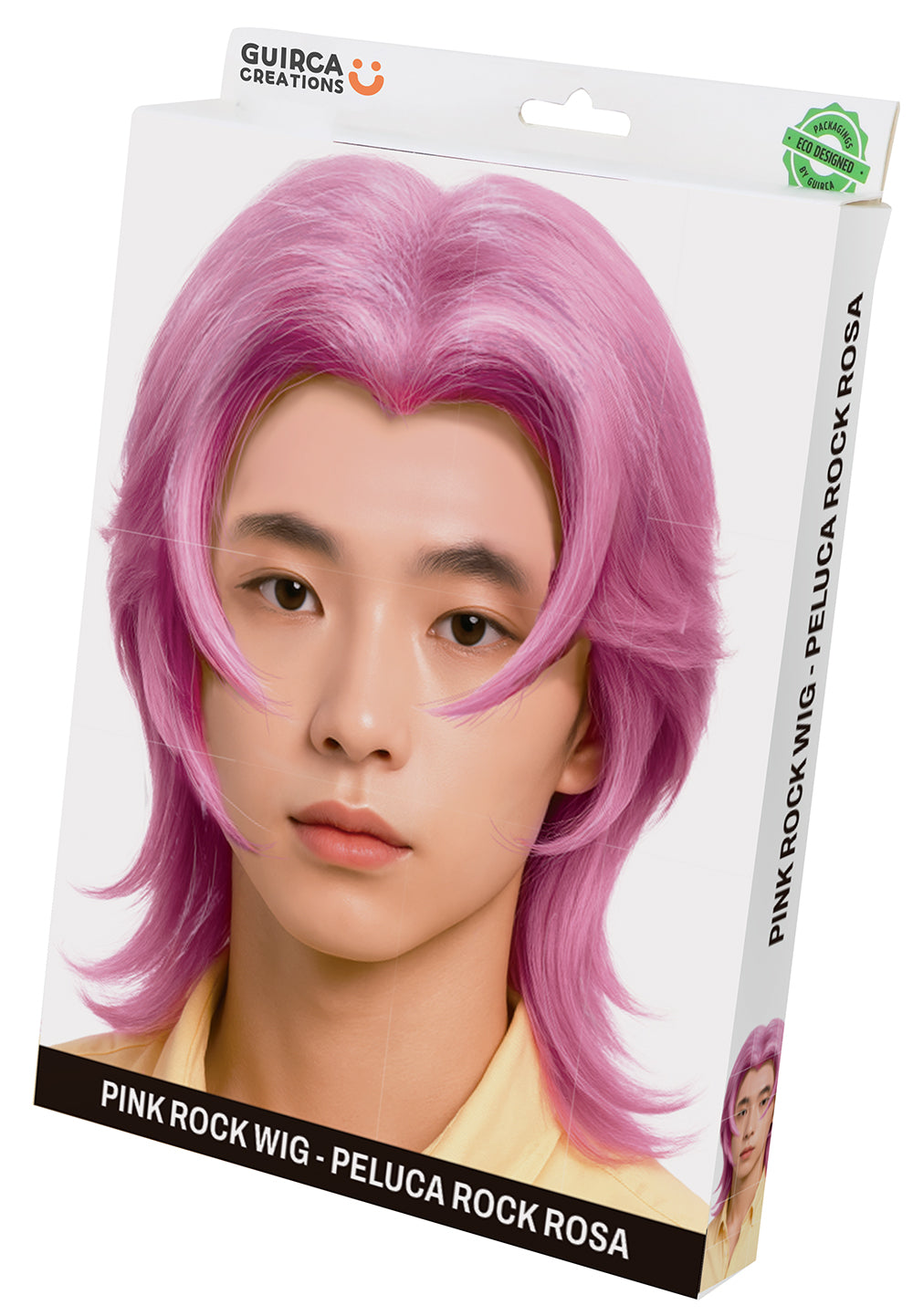 WIG K POP ROCK PINK