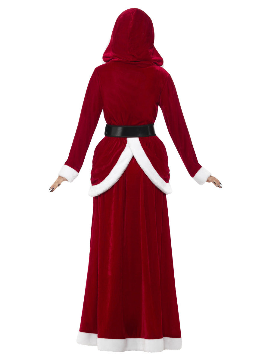 Deluxe Ms Claus Costume, Red - 3