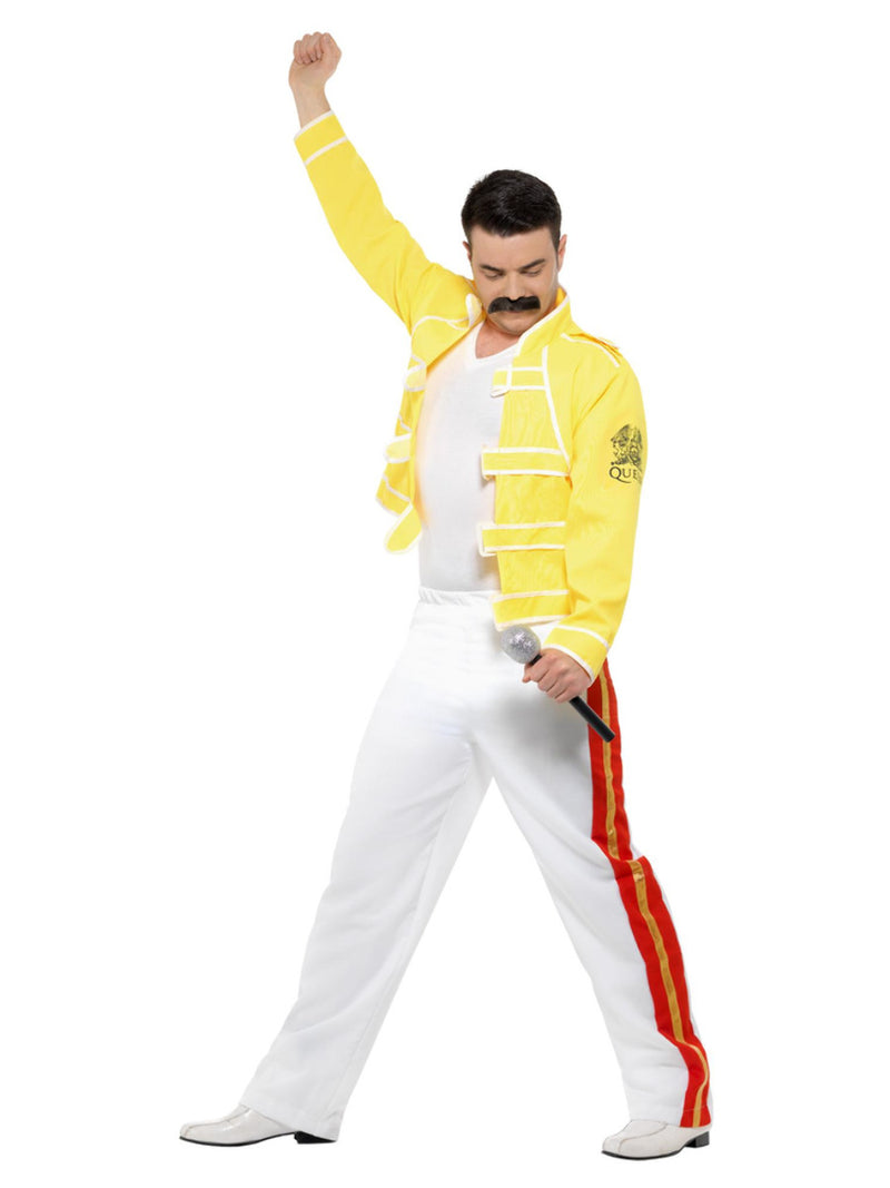 Queen Freddie Mercury Costume, Yellow - 1