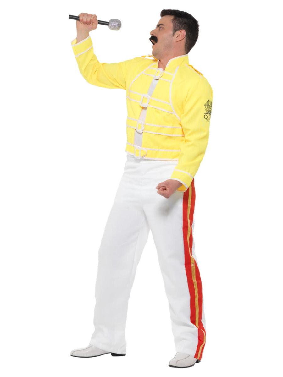 Queen Freddie Mercury Costume, Yellow - 4