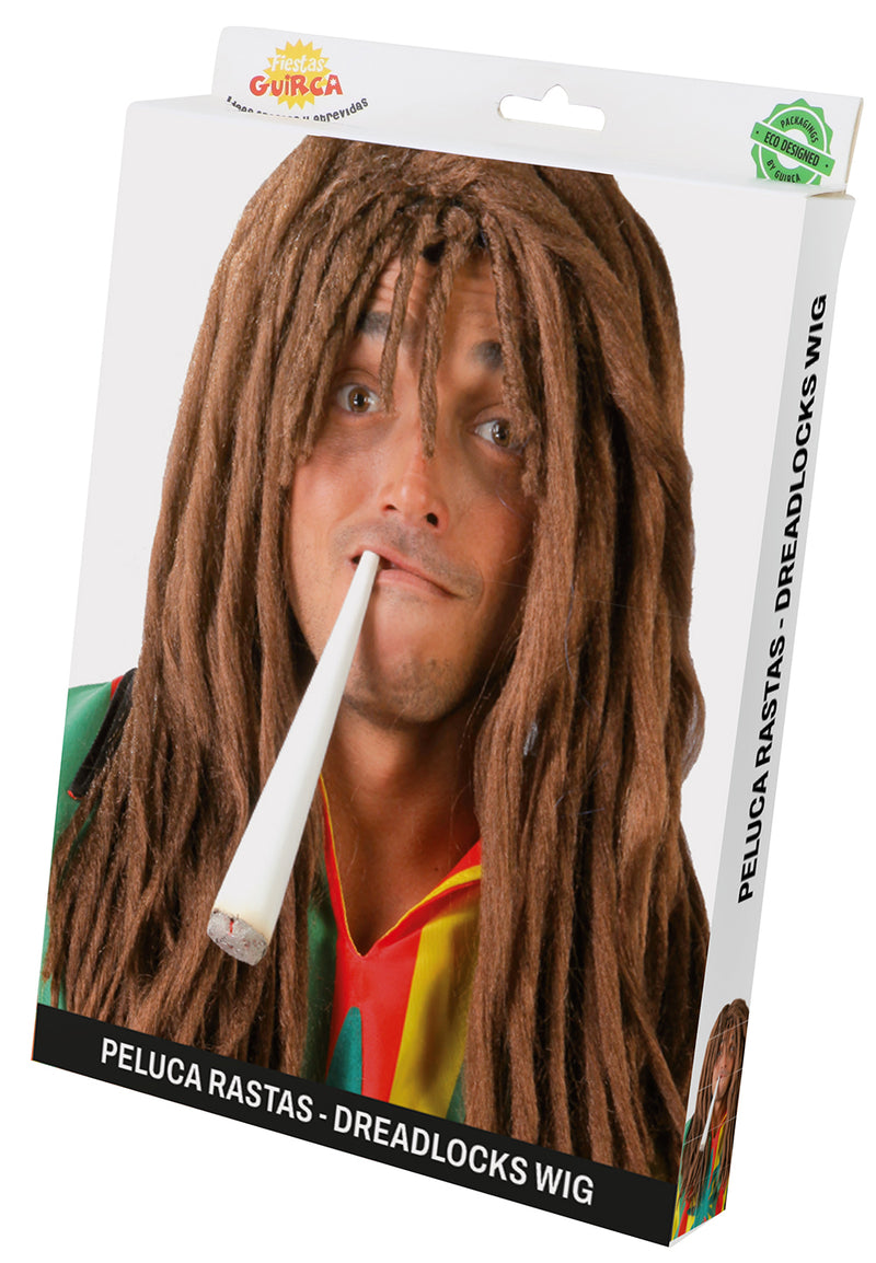 BROWN RASTA WIG (BOX CONTAINER)