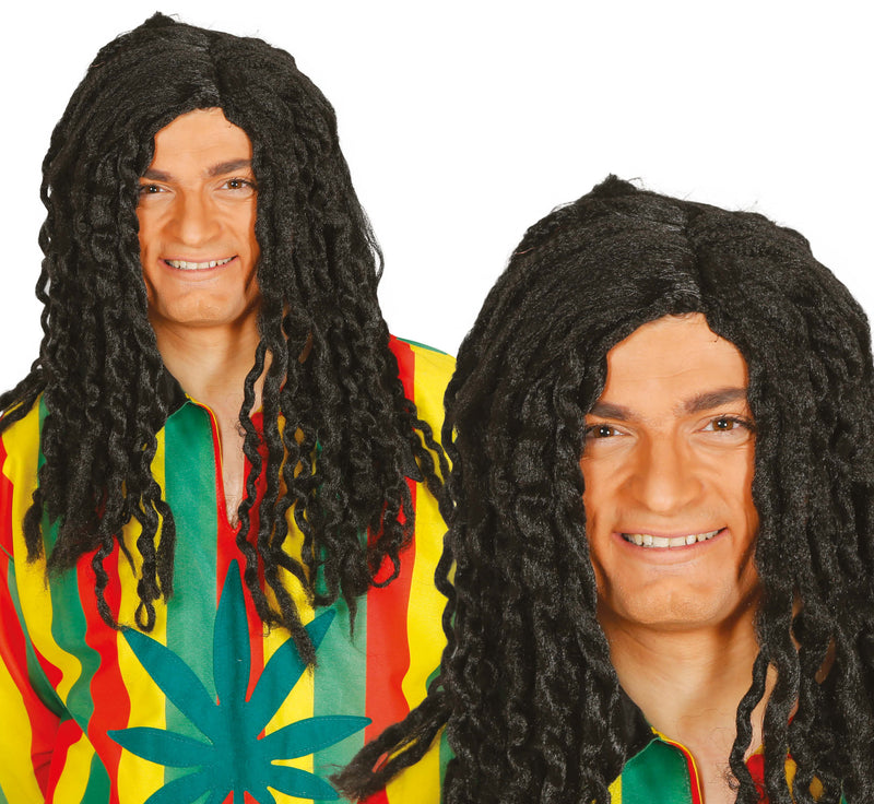 BLACK RASTA WIG (BOX CONTAINER)