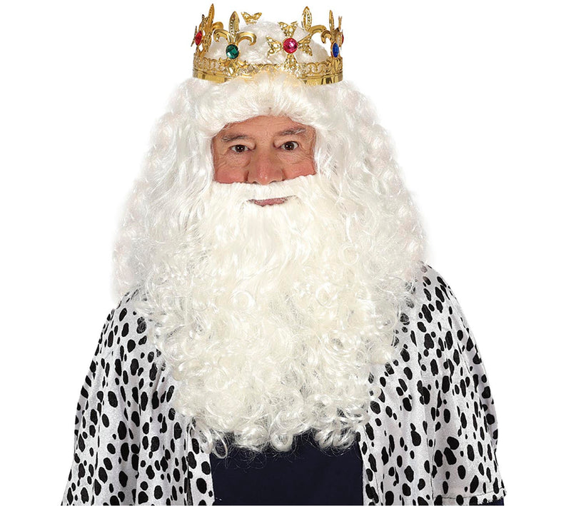 SANTA CLAUS WIG AND BEARD (BOX)