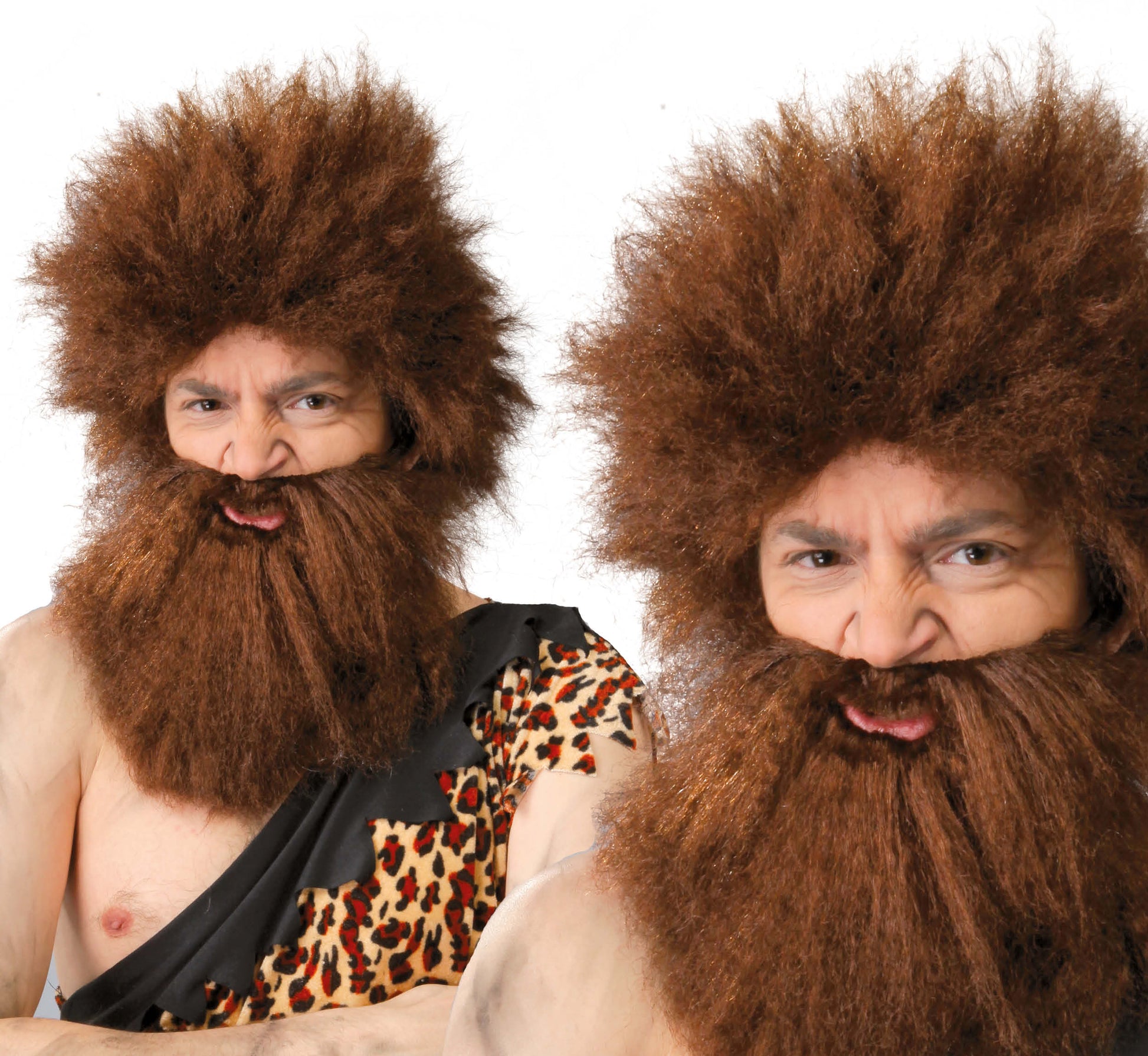 CAVEMAN WIG WITH BEARD (BOX CONTAINER)