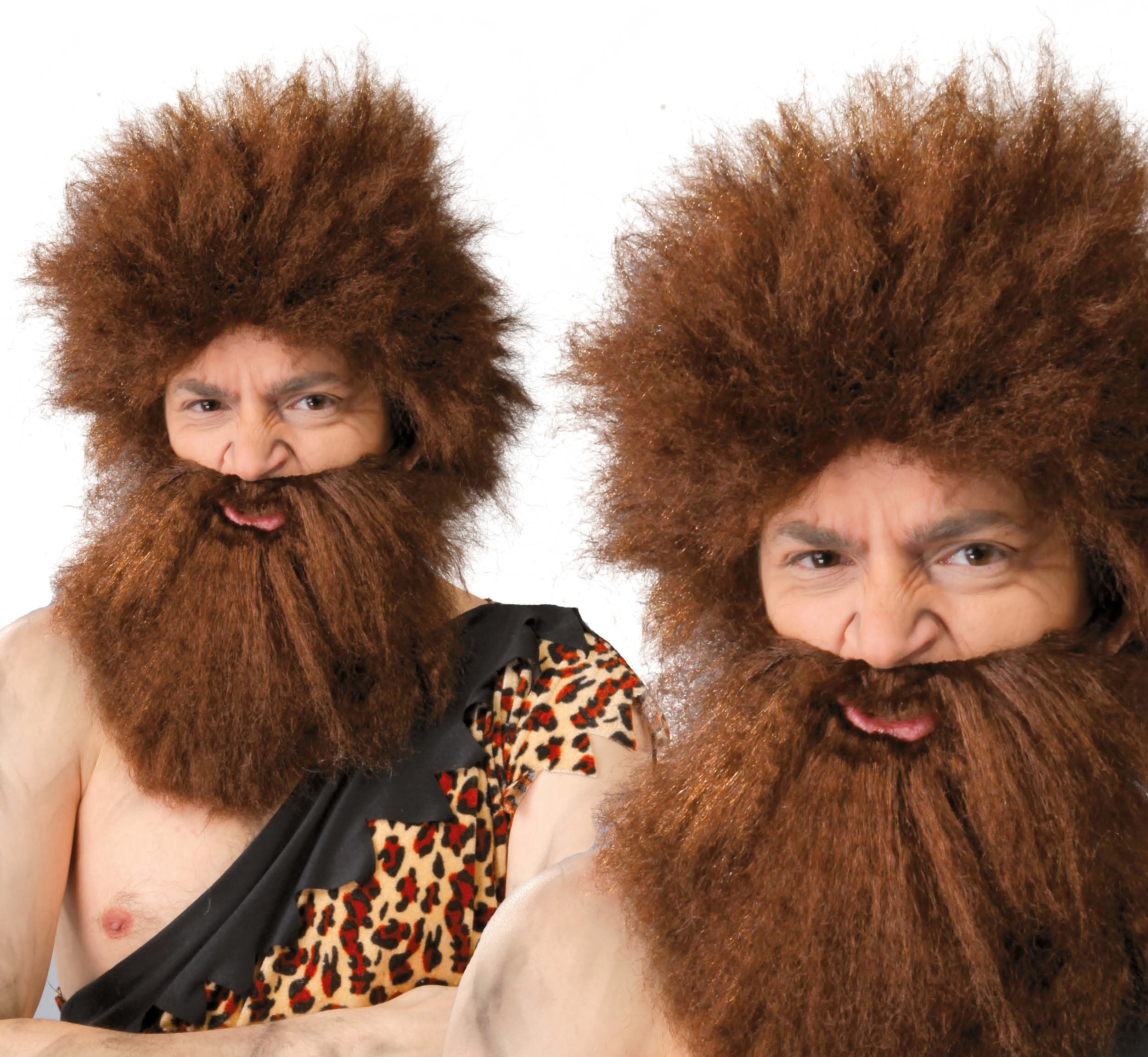 CAVEMAN WIG WITH BEARD (BOX CONTAINER)