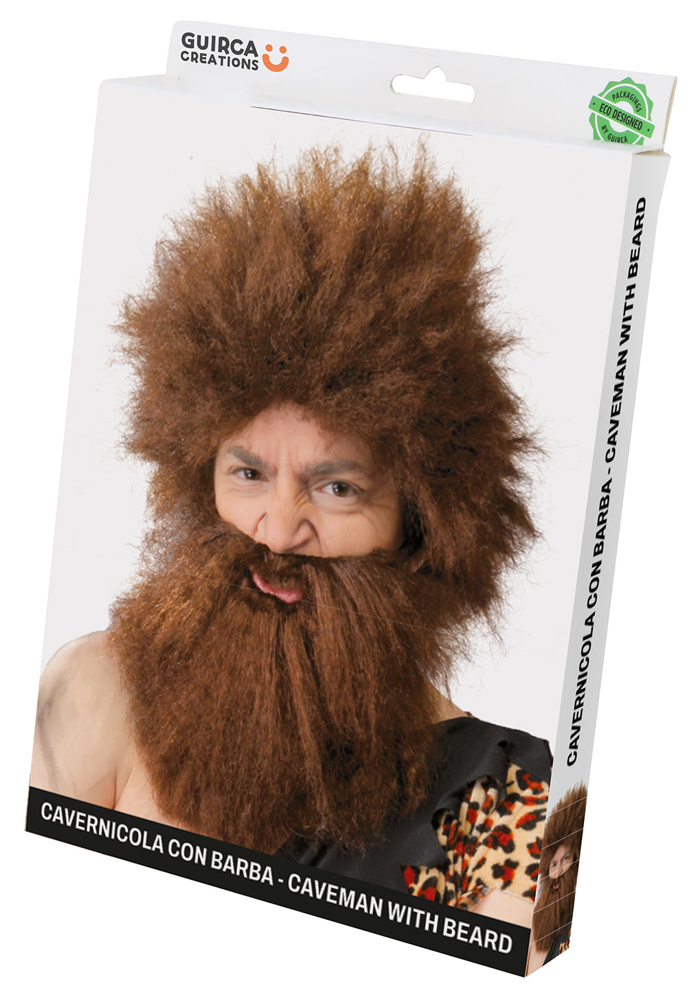 CAVEMAN WIG WITH BEARD (BOX CONTAINER)