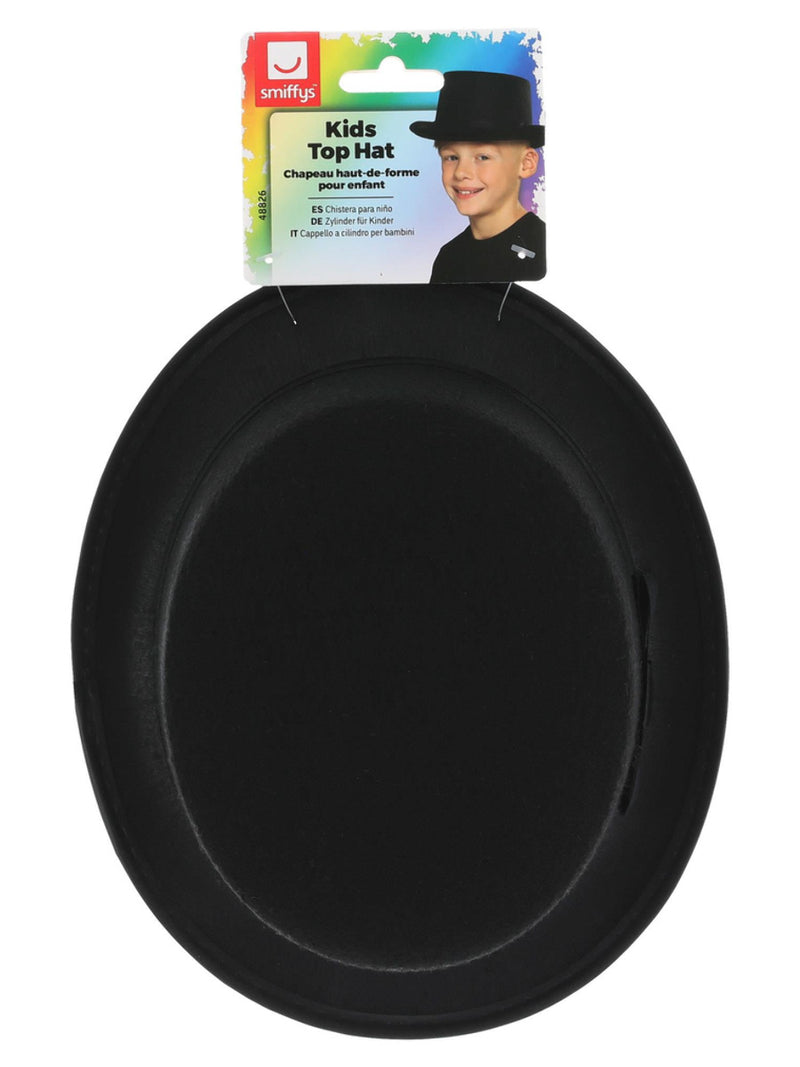 Kids Top Hat, Black - 3