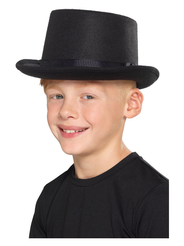 Kids Top Hat, Black - 2