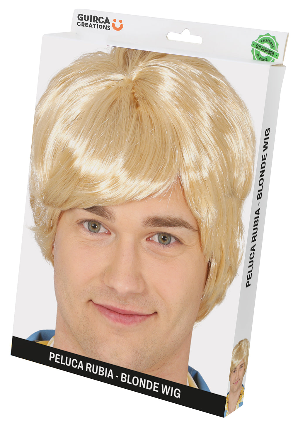 BLOND MAN’S WIG (BOX CONTAINER)
