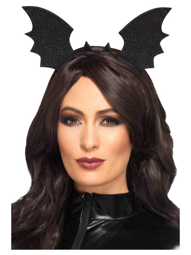 Bat Wings Headband, Black - 1