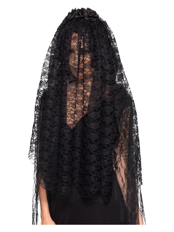 Black Widow Veil, Black - 2