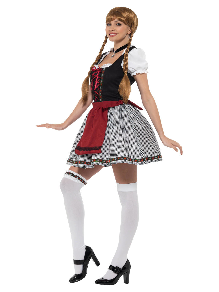 Flirty Fräulein Bavarian Costume, Black - 4