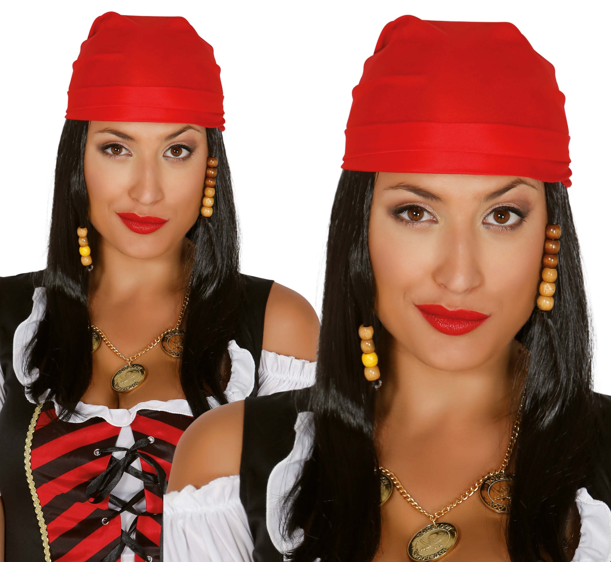PIRATE WIG AND SCARF (BOX CONTAINER)