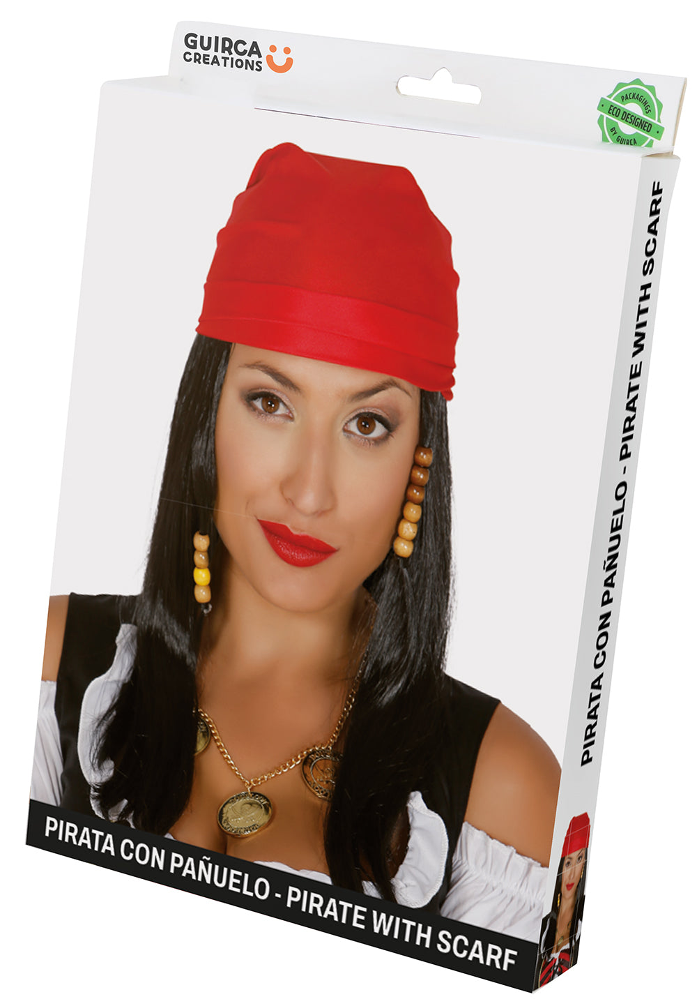 PIRATE WIG AND SCARF (BOX CONTAINER)