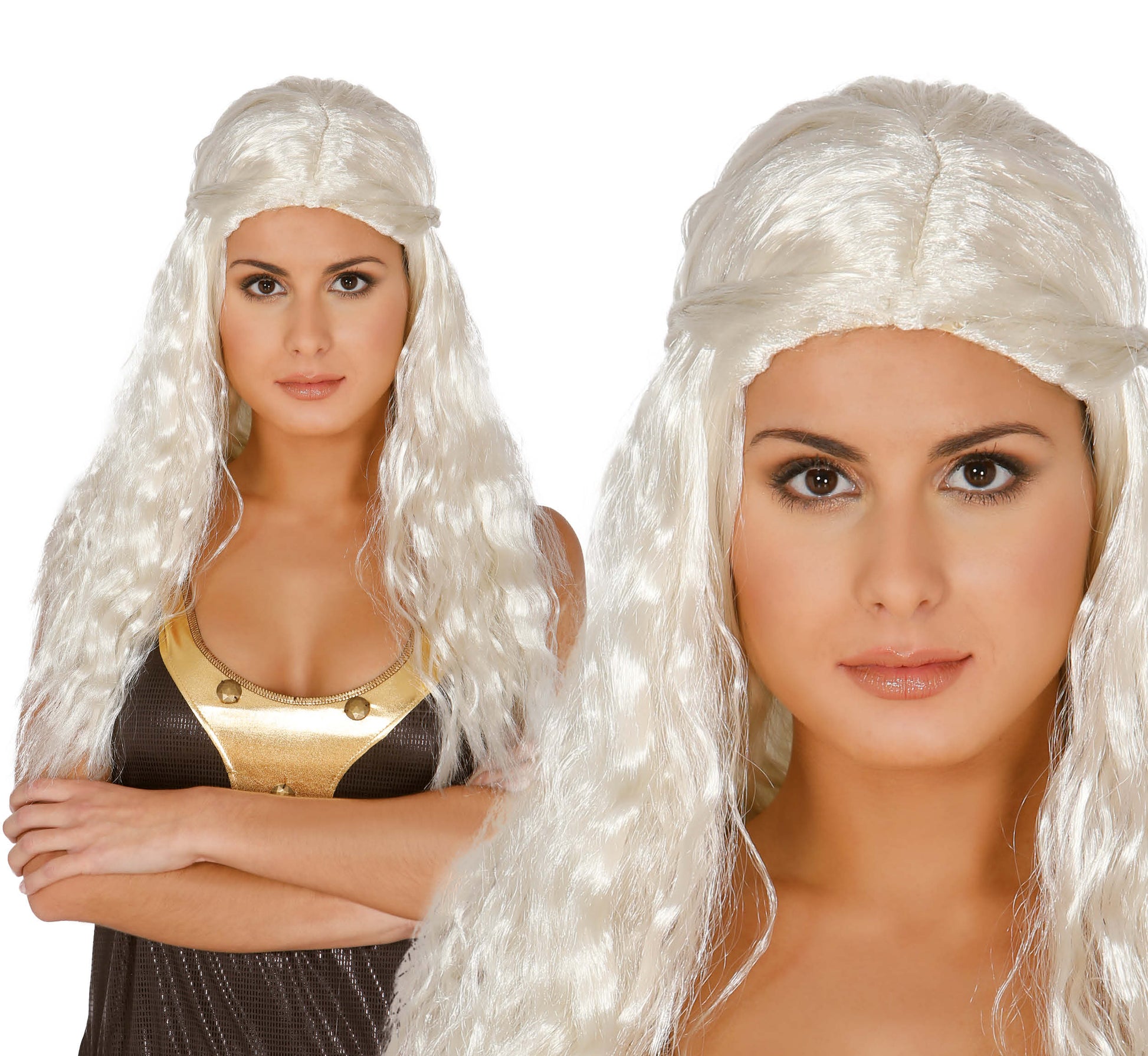 LONG WHITE WIG (BOX CONTAINER)
