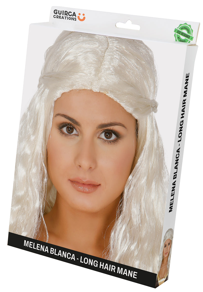 LONG WHITE WIG (BOX CONTAINER)