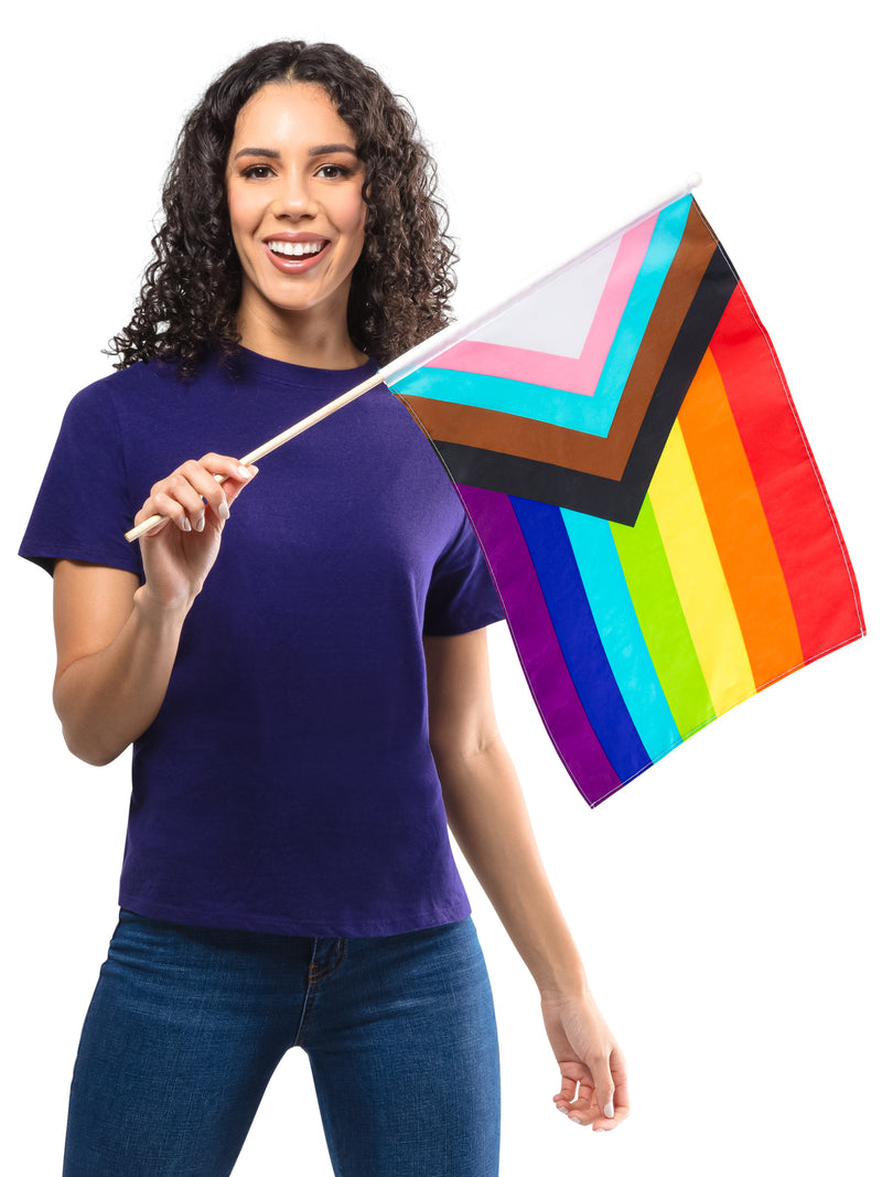 Pride - Progressive Rainbow Flag 48cm X 60cm