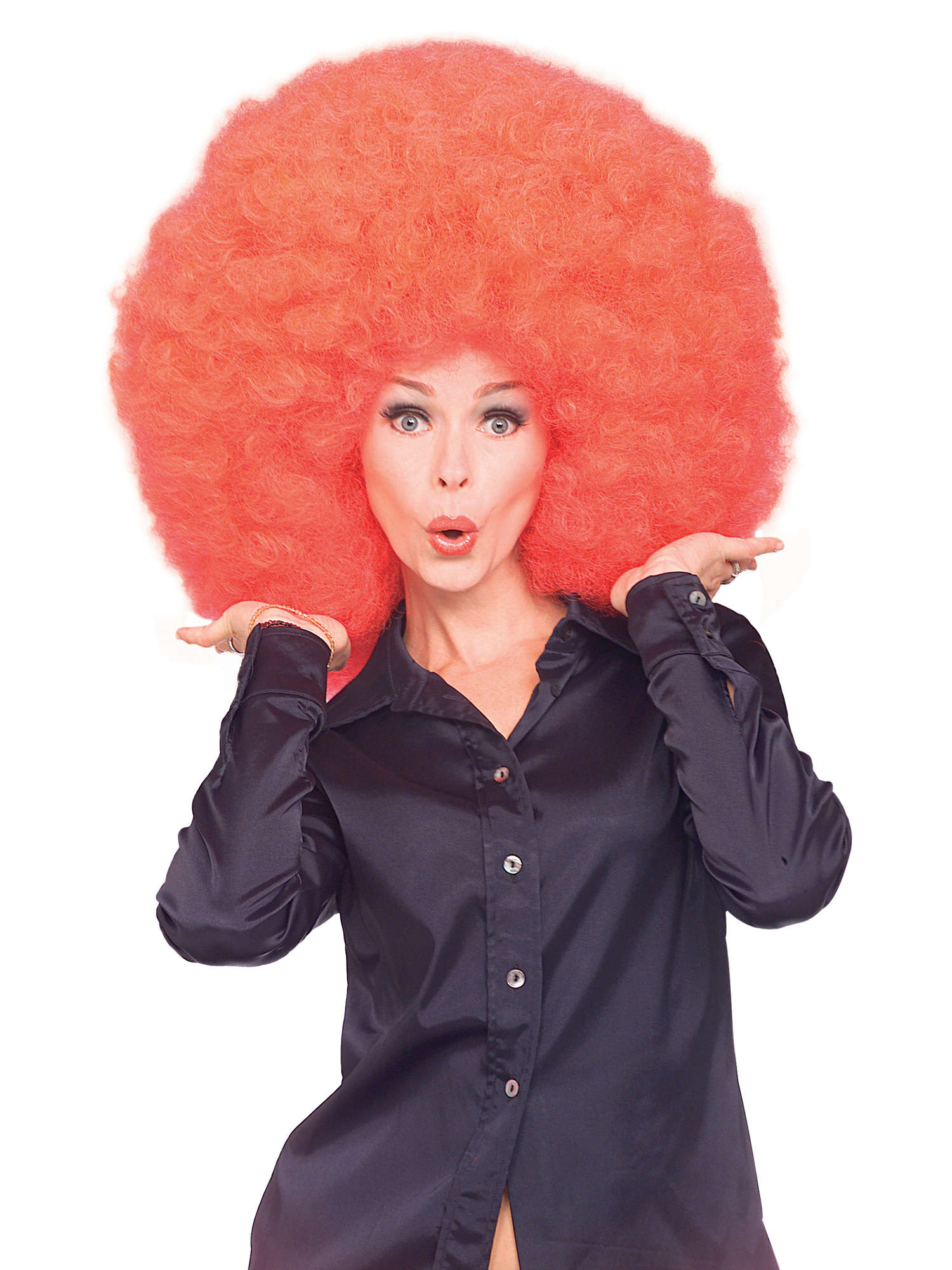 Red Oversize Afro/Clown