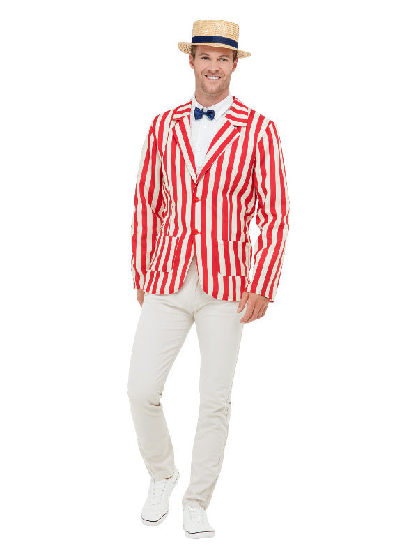 20s Barber Shop Costume, Red & Cream  - 2