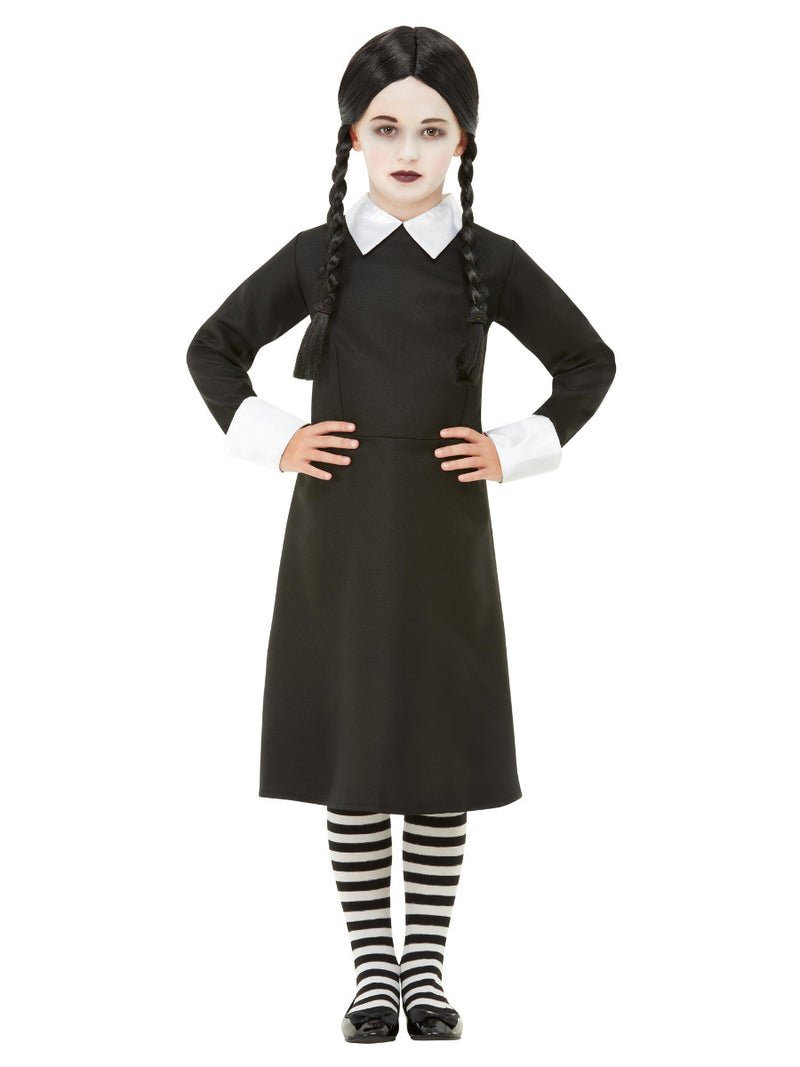 Gothic School Girl Costume, Black - 3