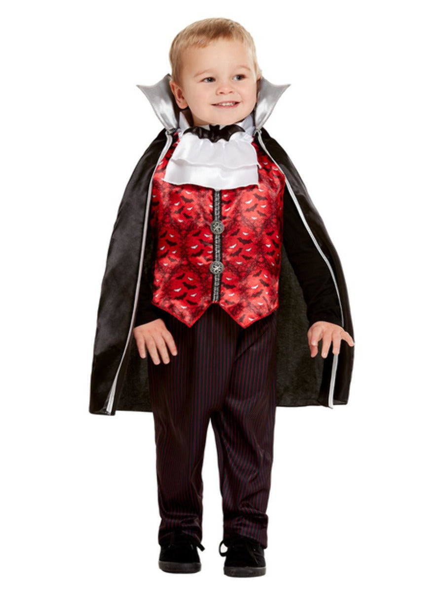 Toddler Vampire Costume, Red - 1