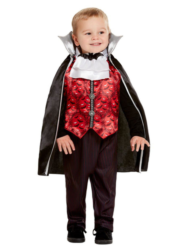 Toddler Vampire Costume, Red - 1