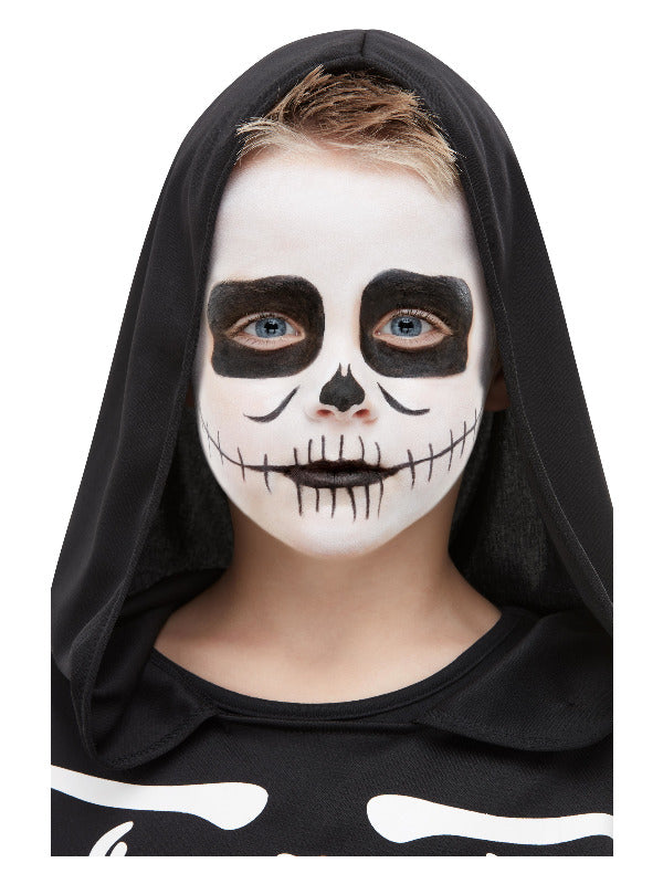 Smiffys Make-Up FX, Kids Skeleton Kit, Aqua, Black - 2