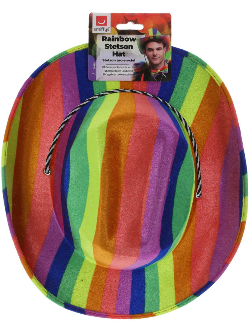 Rainbow Cowboy Hat, Multi-Coloured - 3