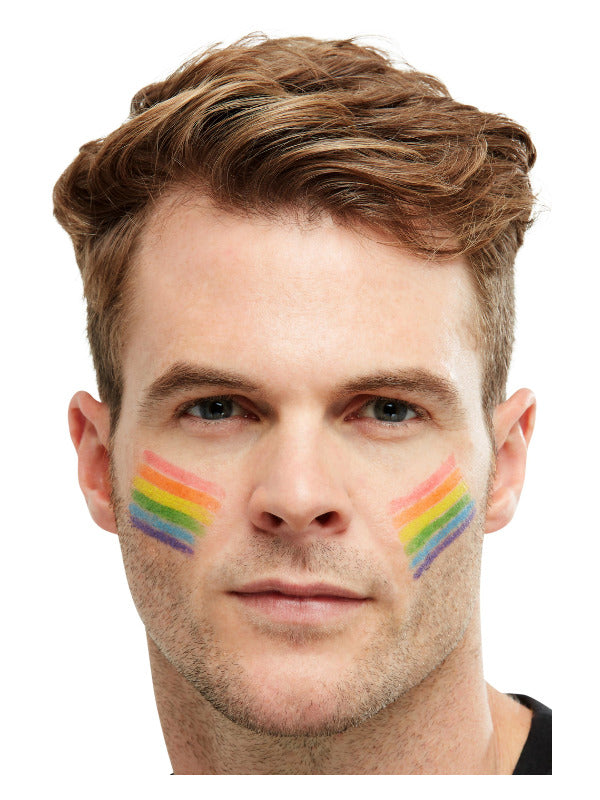 Smiffys Make-Up FX, Rainbow Greasepaint Stick - 2