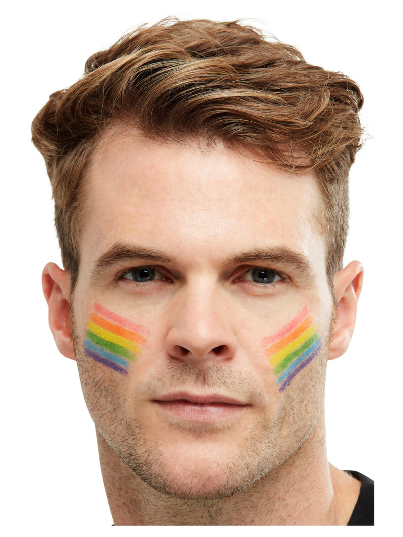 Smiffys Make-Up FX, Rainbow Greasepaint Stick - 1